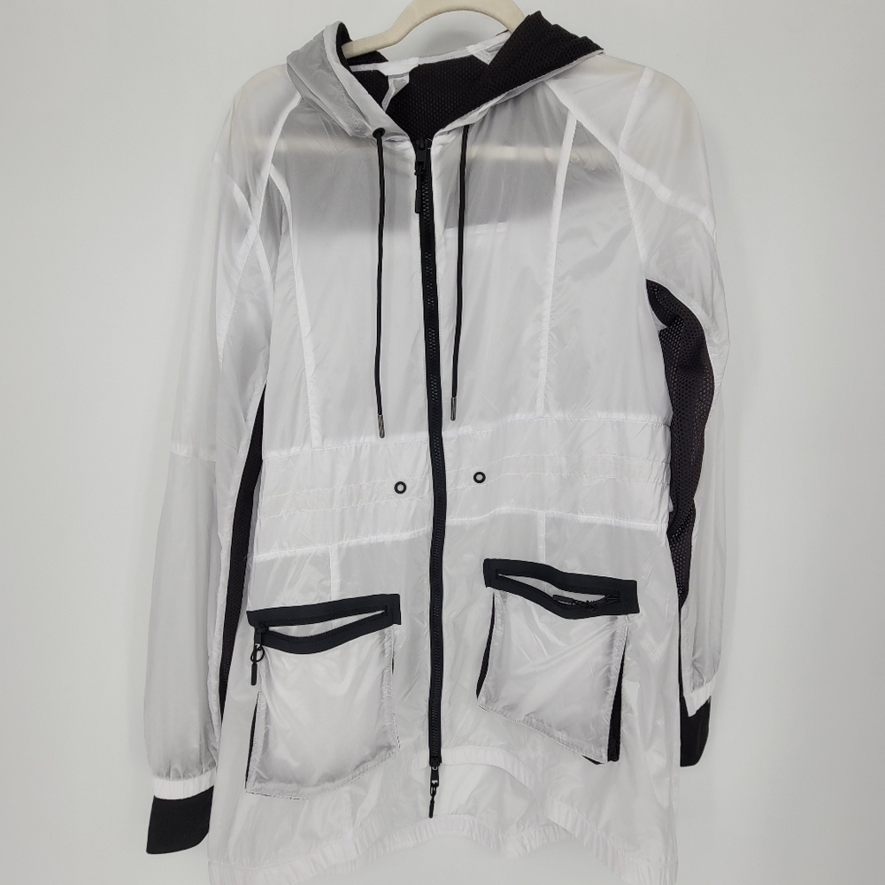 BALANCE athletica intensity jacket hydrogen white windbreaker size Medium